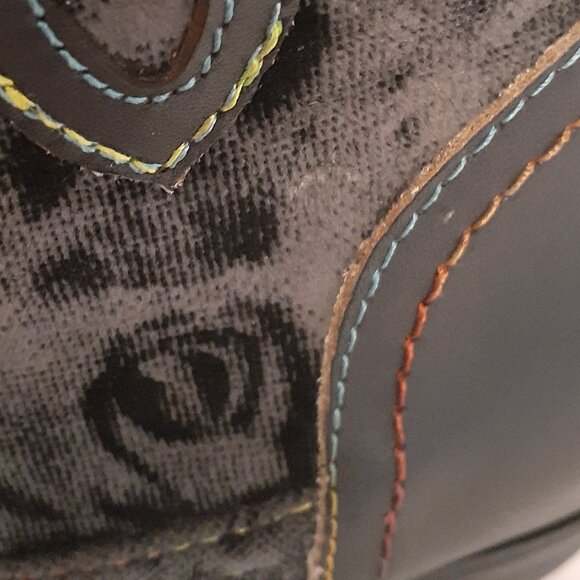 L' Artiste Country Pop Velvet and Leather Booties - Picture 10 of 16